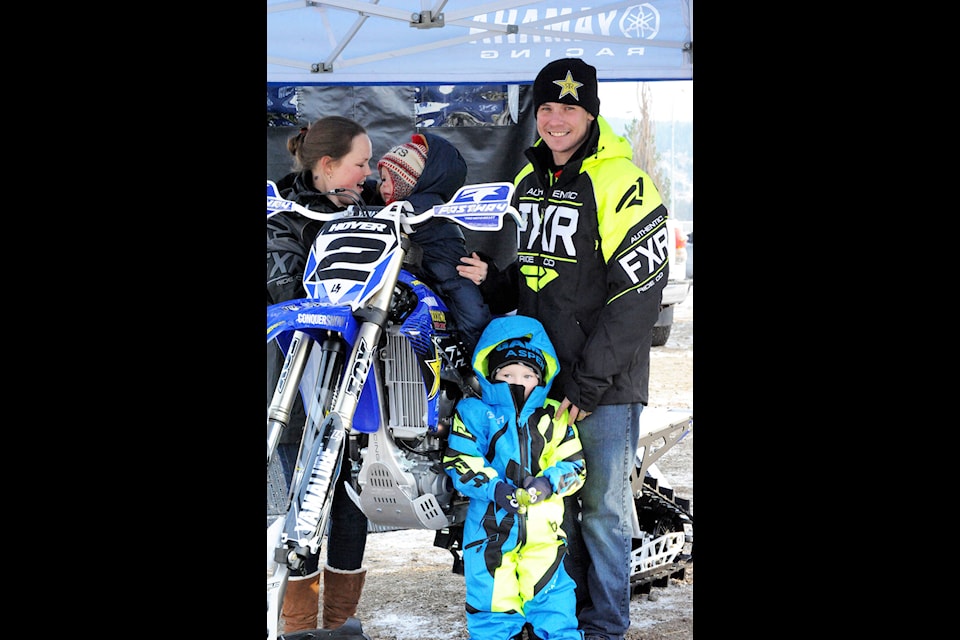 X Games gold medalist Brock Hoyer, his wife Jenni and their two boys were on hand for the third annual Snow Show & Shine at the Stampede Grounds Saturday.