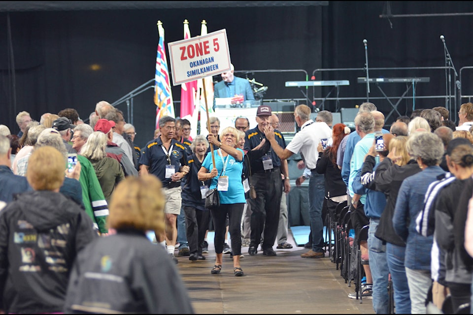 The 2019 55+ BC Games kicked off in Kelowna on Wednesday, Sept. 11, 2019. (Ashley Wadhwani - Efteen)