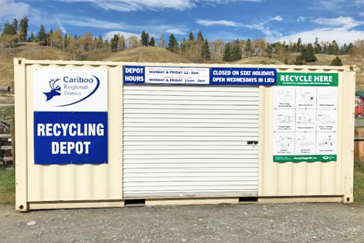 CRD opens two new recycle depots in McLeese lake and Tatla Lake The
