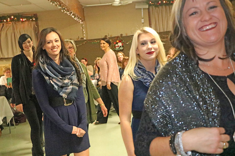 Fall and winter fashions of all types were on display at the Royal Canadian Legion Branch 139’s Ladies Night: A Christmas Extravaganza on Friday, Nov. 22. Patrick Davies photo.