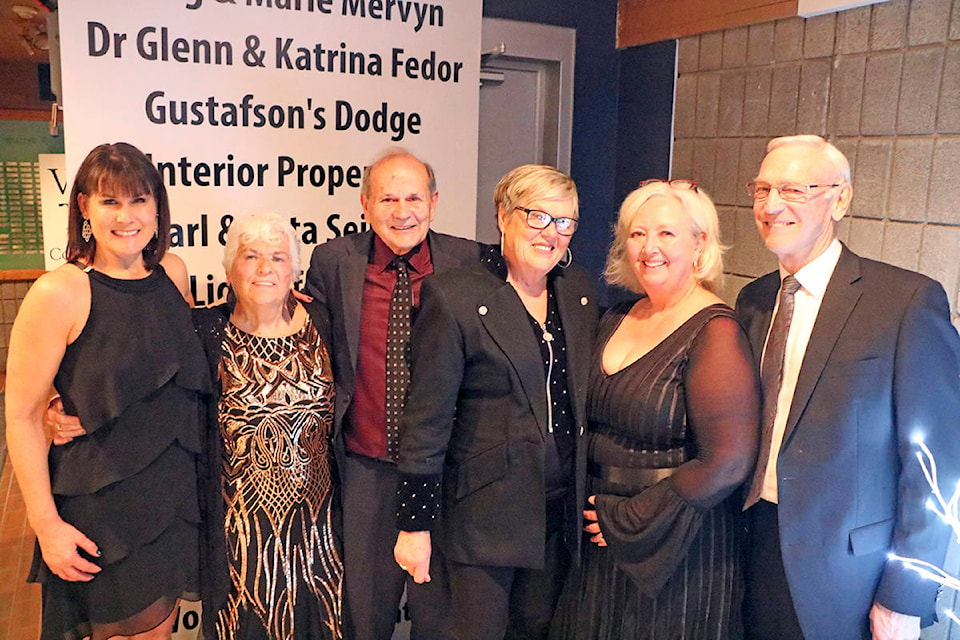 The Cariboo Foundation Hospital Trust’s dedicated board of directors includes the likes of Linda Colegate (from left), Carol Taphorn, Richard Nelson, Joy Hennig, Tammy Tugnum and Carl Hennig. Patrick Davies photo.