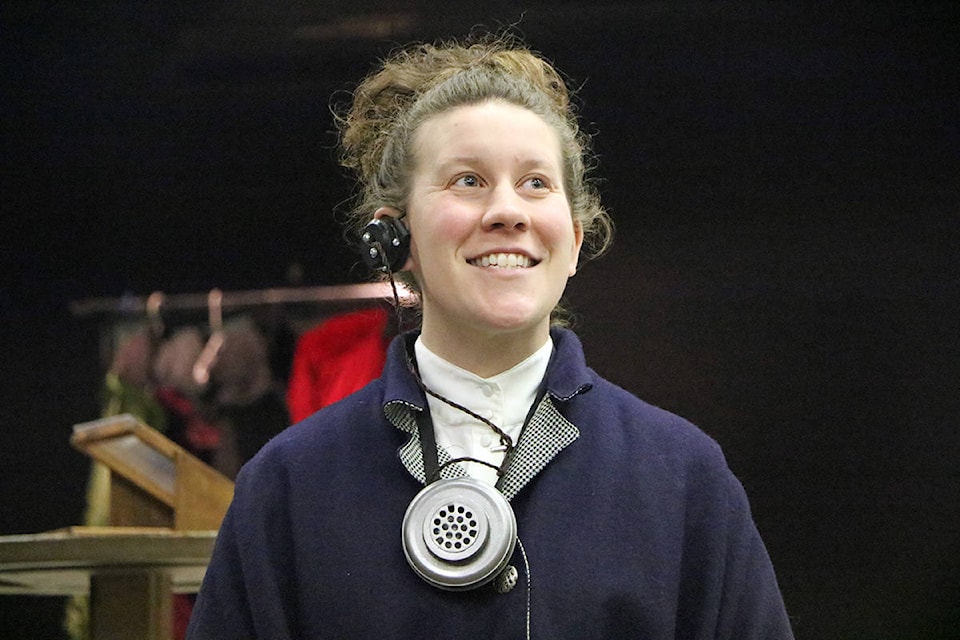 Tanis Armstrong portrays Henrietta Leavitt in the Williams Lake Studio Theatre’s upcoming production Silent Sky. (Patrick Davies photo - Williams Lake Tribune)