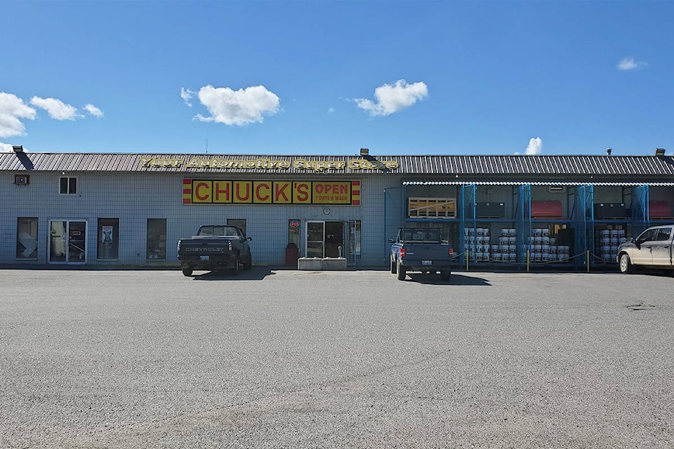 Chuck’s Auto Supply is planning to relocate from it present location on Mackenzie Avenue South once it builds a new complex. (Monica Lamb-Yorski photo - Williams Lake Tribune)