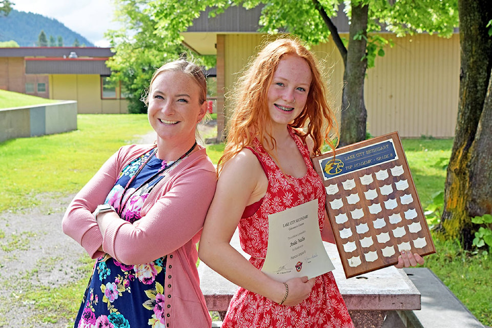 Grade 8 - Top Academic: Anika Wallin (Photo submitted)