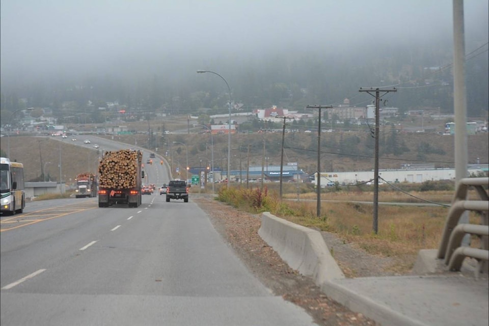 City Coun. Scott Nelson has asked staff to connect with the Ministry of Transportation and Infrastructure to address safety concerns for pedestrians and cyclists for a stretch of Highway 20 in Williams Lake. (Monica Lamb-Yorski photos - Williams Lake Tribune)
