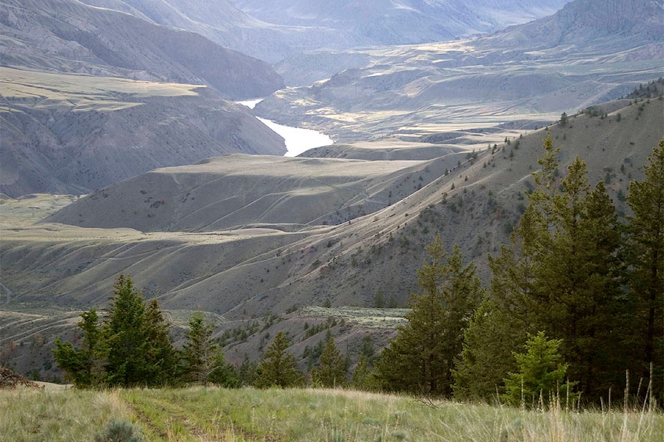 Looking up the Fraser River to Crows Bar. (Rick Blacklaws photo)