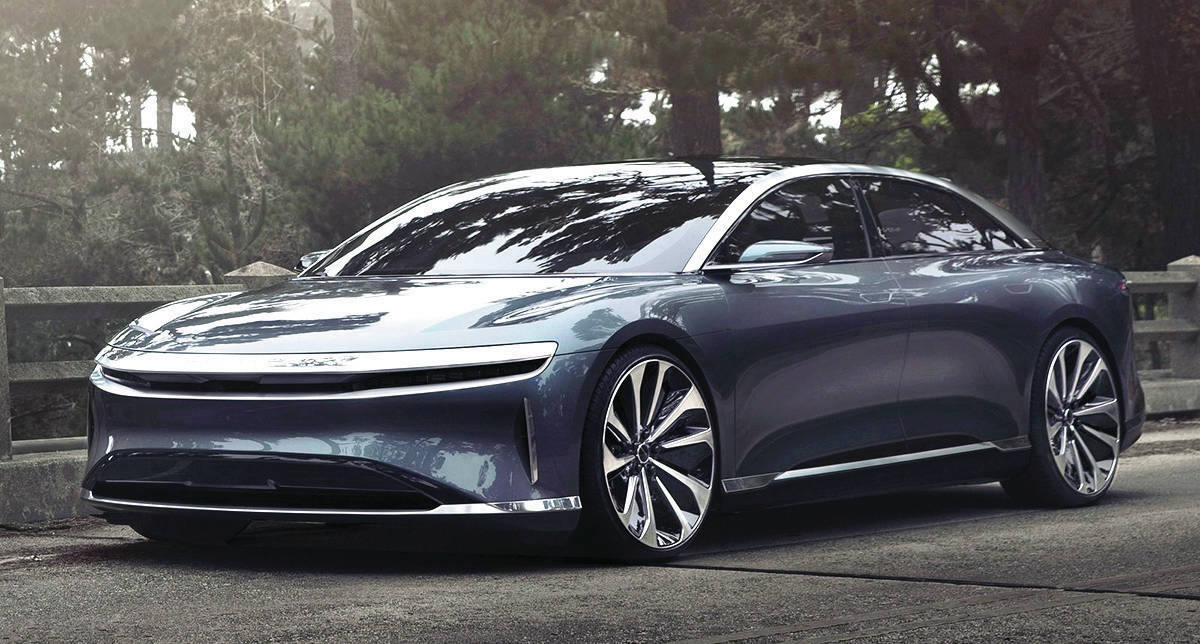 The price range of the Lucid Air sedan is US $80,000 to $170,000.PHOTO: LUCID MOTORS