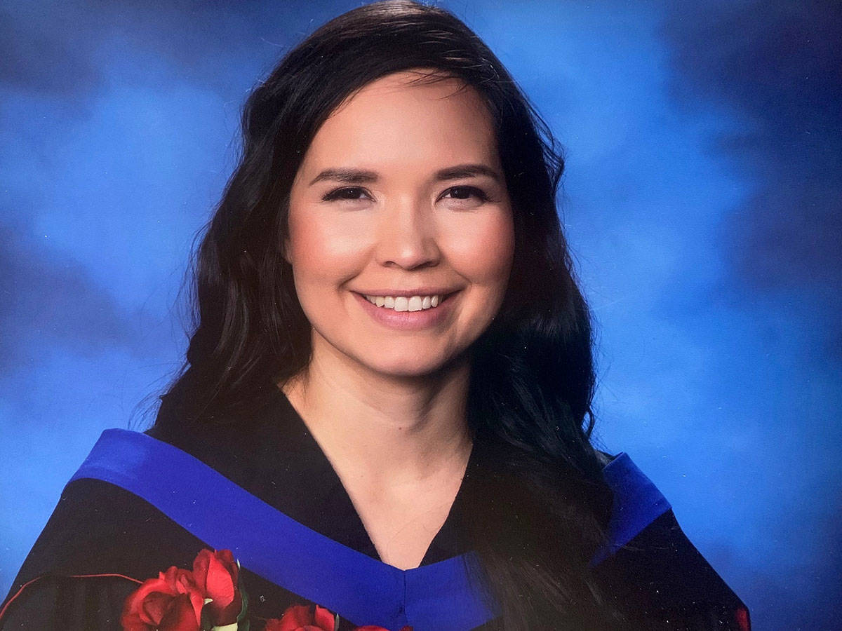 Briana Tetlichi is a 2020 nursing grad from the Vuntut Gwitchin First Nation in Yukon.