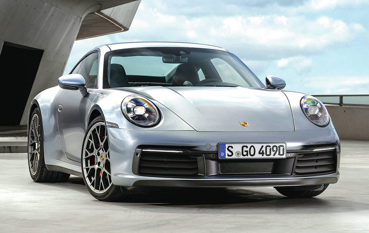 The Porsche 911, pictured, is a sports car, not an off-roader, right? Well, the company just might be working on one. PHOTO: PORSCHE