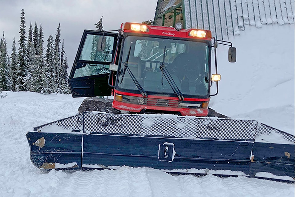 The Williams Lake Powder Kings Snowmobile Club has been working throughout the early season to ensure the riding area at Yanks Peak is in great shape for snowmobilers. (Photo submitted)