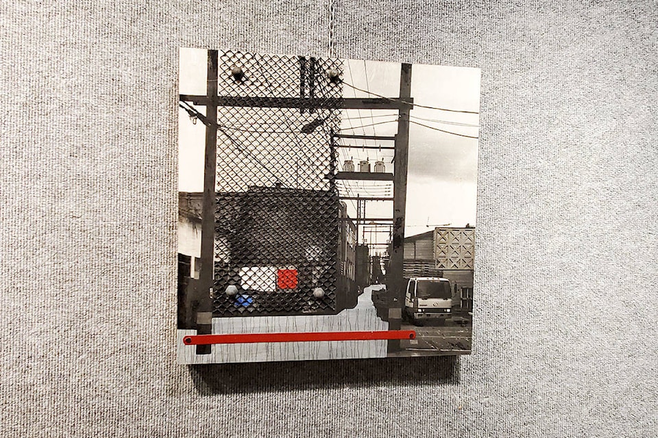 “These artworks combine the grittiness of our urban and port-side environment with the lightness of a playful and exploratory creative process,” note the artists in their artist statement about the show.	(Monica Lamb-Yorski photo - Efteen)