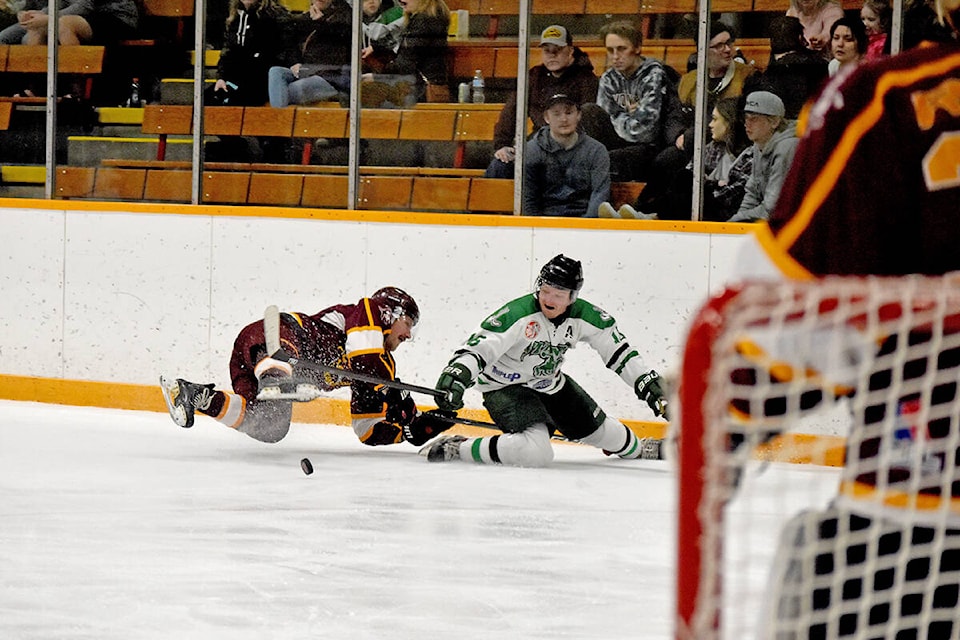 The Williams Lake Stampeders played against the Quesnel Kangaroos on home ice, Saturday, Nov. 27. (Monica Lamb-Yorski - Williams Lake Tribune photo)