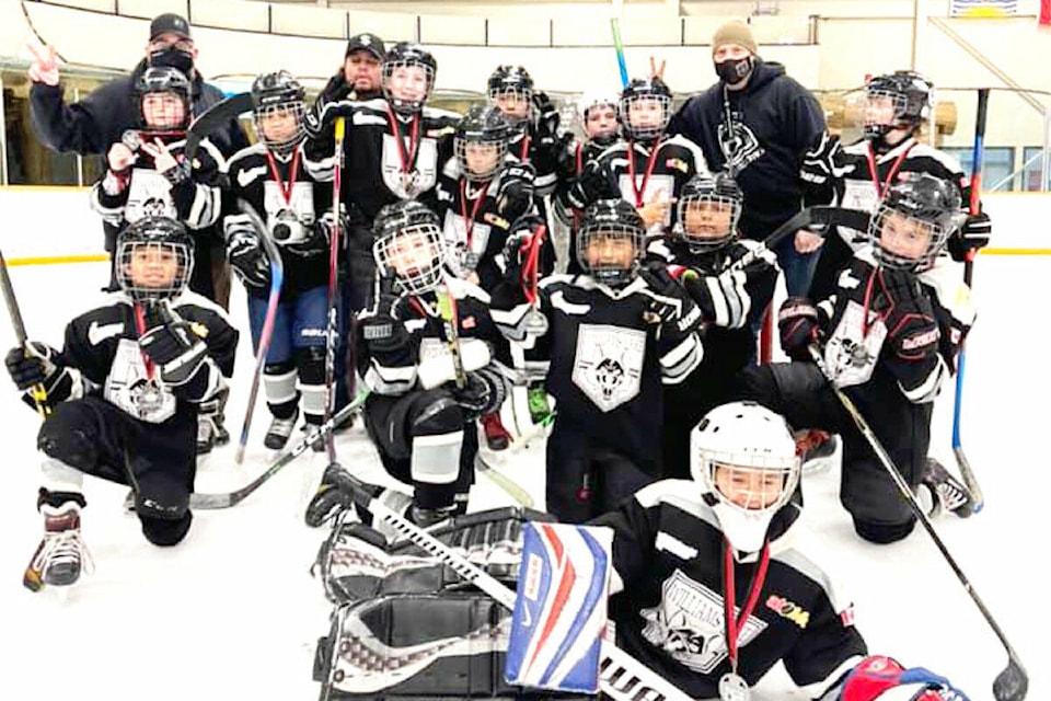 The Black Shadows took home second place during the U11 home tournament on the weekend. (Photo submitted)