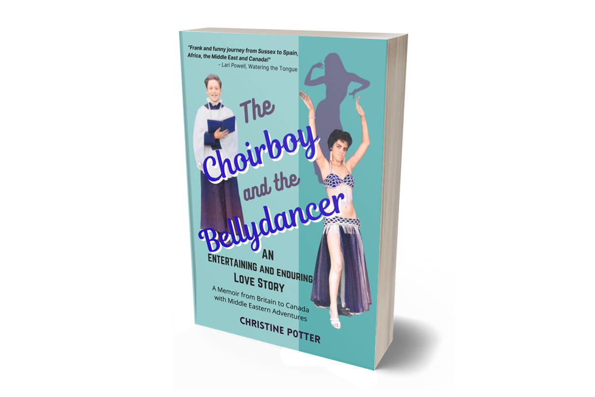 The Choirboy and the Bellydancer is a memoir written by Christine Potter. It is a love story of the Fort Langley couple who met in the U.K as teenagers and moved to Canada in late 90s.