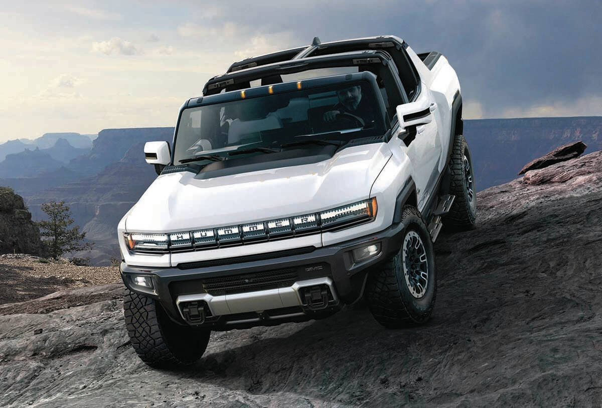 Compared with the regular GMC Hummer, pictured, the one-off Neiman Marcus edition will have a custom interior and accessories. PHOTO: GMC
