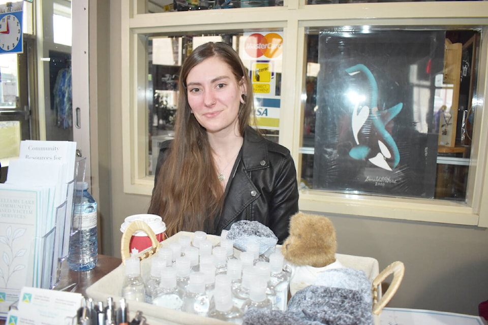 Sunnie Dickinson is a victim services worker at Canadian Mental Health Association Cariboo Chilcotin. (Monica Lamb-Yorski photo - Efteen)