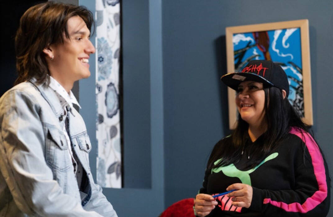 On the set of <em>Hey Cuzzin</em>. Photo Credit: Joy Haskell