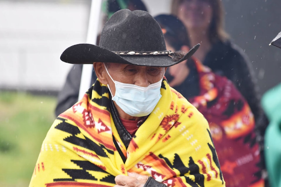 Lloyd Myers of Yunesit’in First Nation lost his baby Eileen Myers when she was 11 months old. She was one of 12 children who died in a hospital fire at Tl’etinqox First Nation on May 22, 1958. (Monica Lamb-Yorski photo - Williams Lake Tribune)