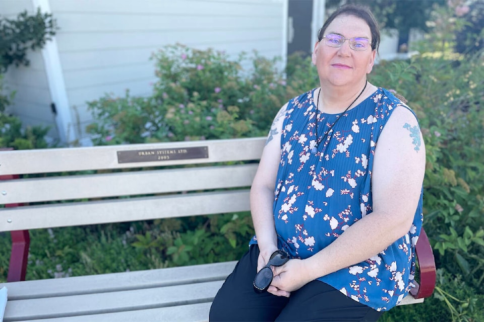 Billie Sheridan, director of public relations and social media for Williams Lake Pride Society. (Ruth Lloyd photo - Efteen)
