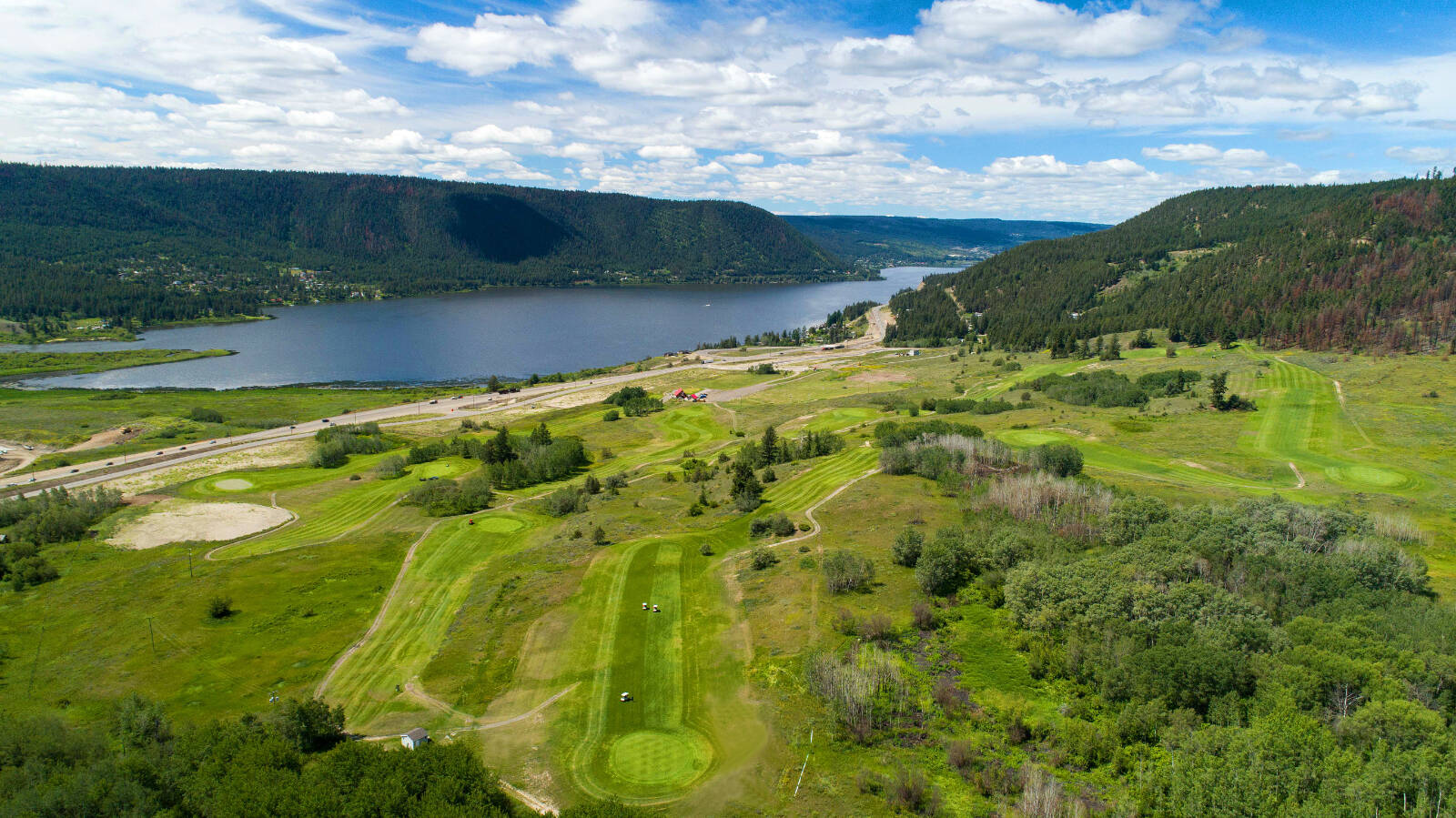 Williams Lake First Nation is home to the Chief Will-Yum Campground, Heritage Site and RV Park, numerous mountain bike trails and the Coyote Rock Golf Course. Photo courtesy Explore Cariboo