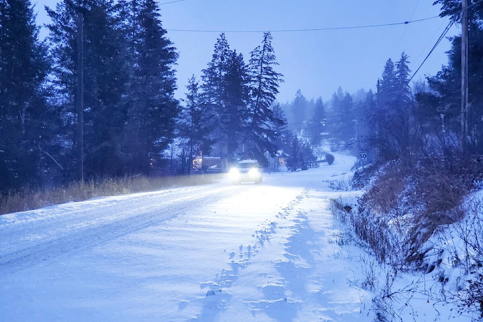 There is fresh snow on the ground in the Williams Lake area, with temperatures dipping down to -19 C Monday, Nov. 7. (Monica Lamb-Yorski photo - Williams Lake Tribune)
