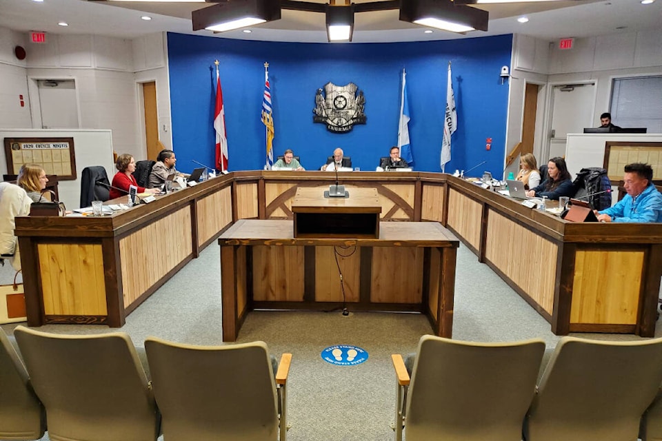 Williams Lake city council’s first regular meeting took place Tuesday, Nov. 15. (Monica Lamb-Yorski photo - Williams Lake Tribune)