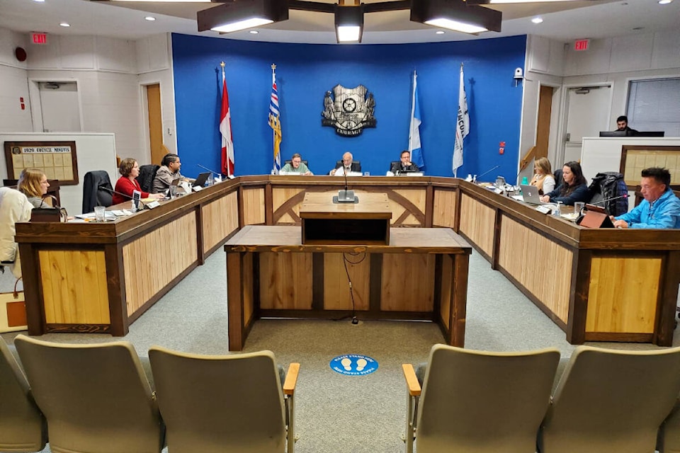 Williams Lake city council’s first regular meeting took place Tuesday, Nov. 15. (Monica Lamb-Yorski photo - Efteen)