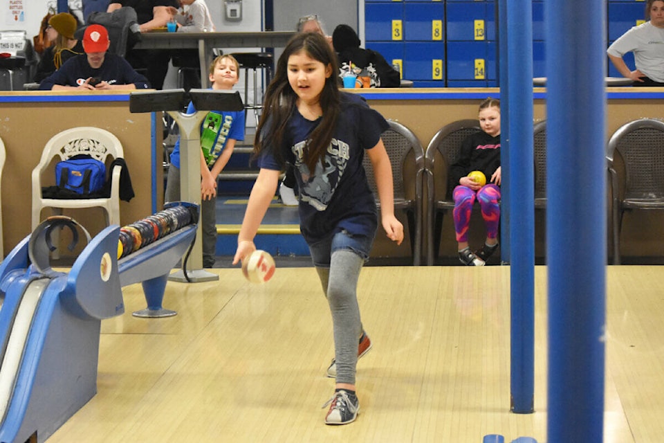 Autumn Tom, 9, is off to provincials as part of a Williams Lake bantam girls team. (Monica Lamb-Yorski photo - Efteen)