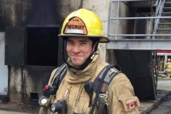 Ray Sawada began working as a firefighter with the City of Burnaby in 2017. On April 10, 2023 the 38-year-old died suddenly during a recreational hockey game. (Credit: Burnaby Fire Chief Chris Bowcock)