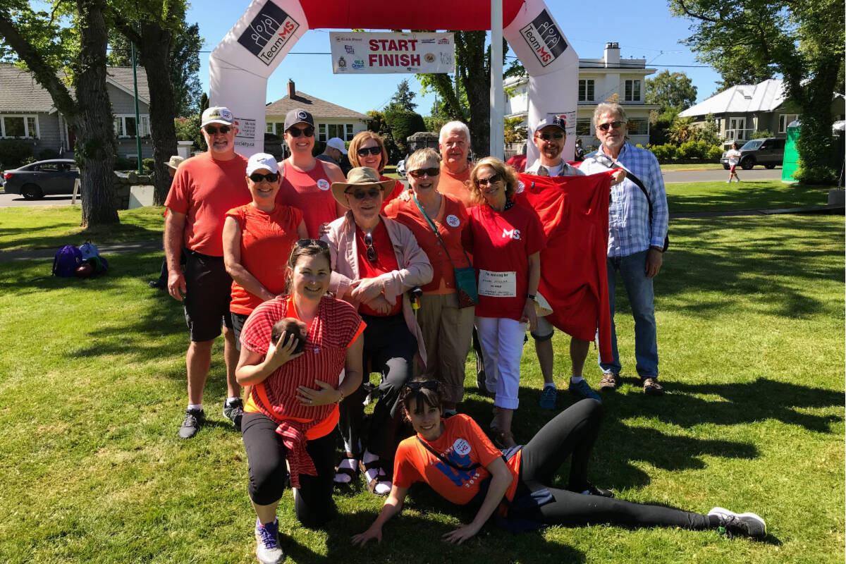 One way to show your support for those living with MS is by joining your nearby MS Walk and join tens of thousands of Canadians walking together to show that no person living with multiple sclerosis is alone. Photo courtesy with MS Society