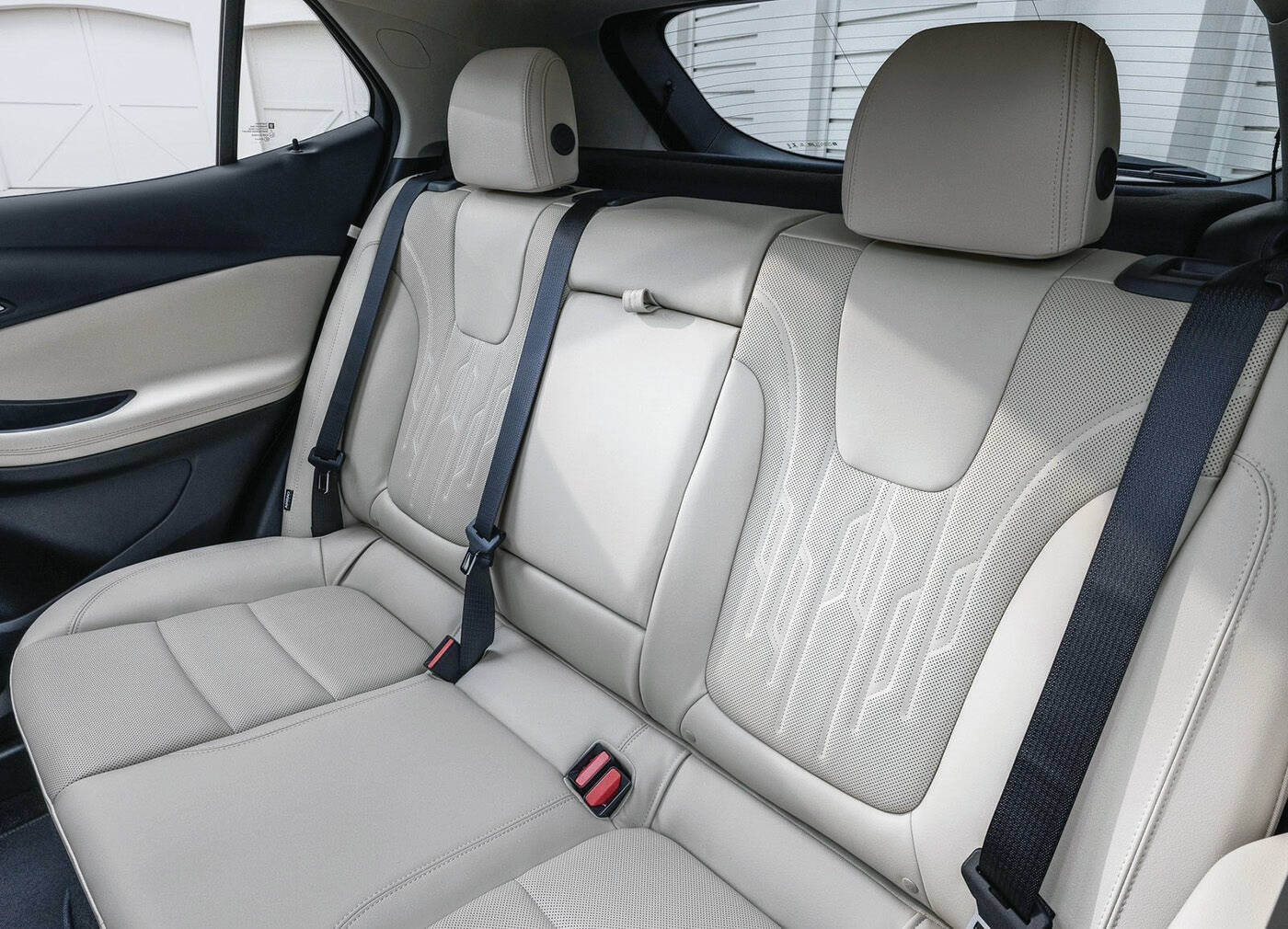 The Encore GXs second-row split-folding rear bench seat is set up theatre-style, providing good forward visibility and a decent amount of legroom for adult-sized passengers. PHOTO: BUICK