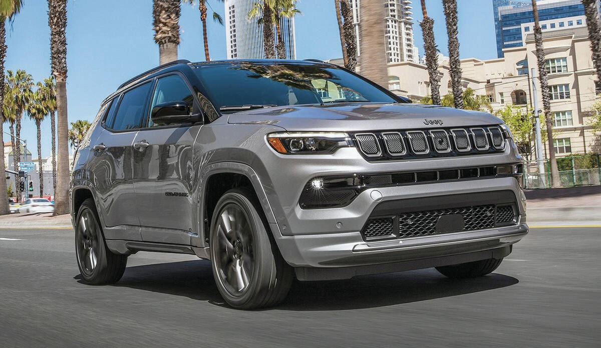 For 2023, the Jeep Compass got a standard turbocharged 2.0-litre four-cylinder and all-wheel-drive. PHOTO: FORD