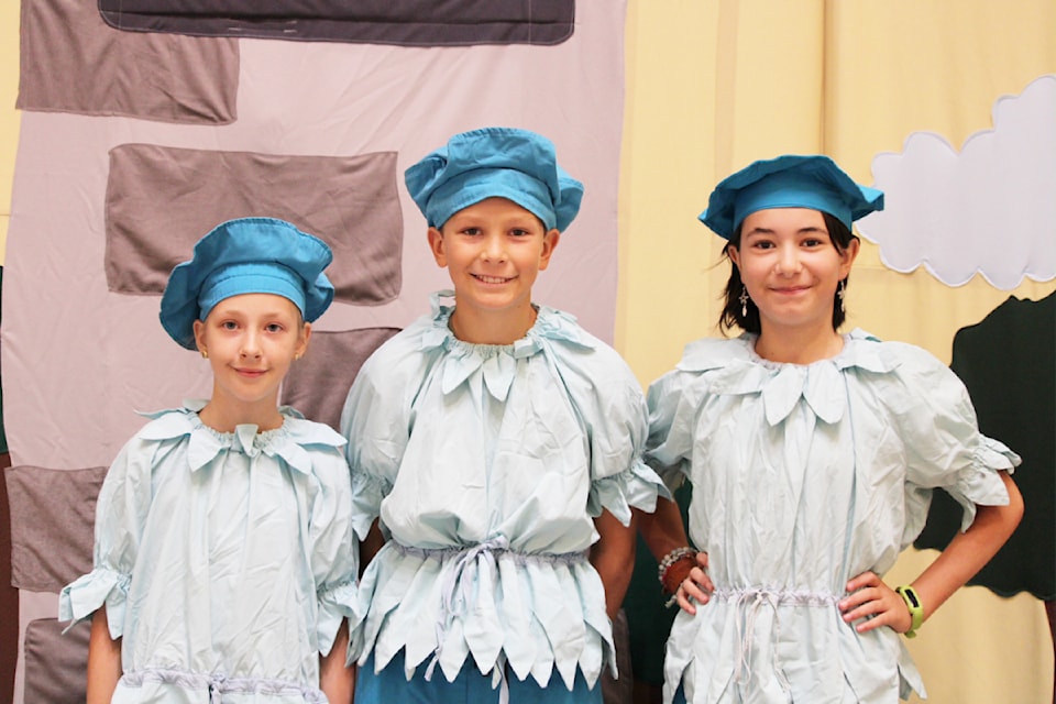Wren Kinser, Gabriel Emke and Amelia Harris dressed up during last year's Rapunzel play which they performed with the help of the Missoula Children's Theatre. 