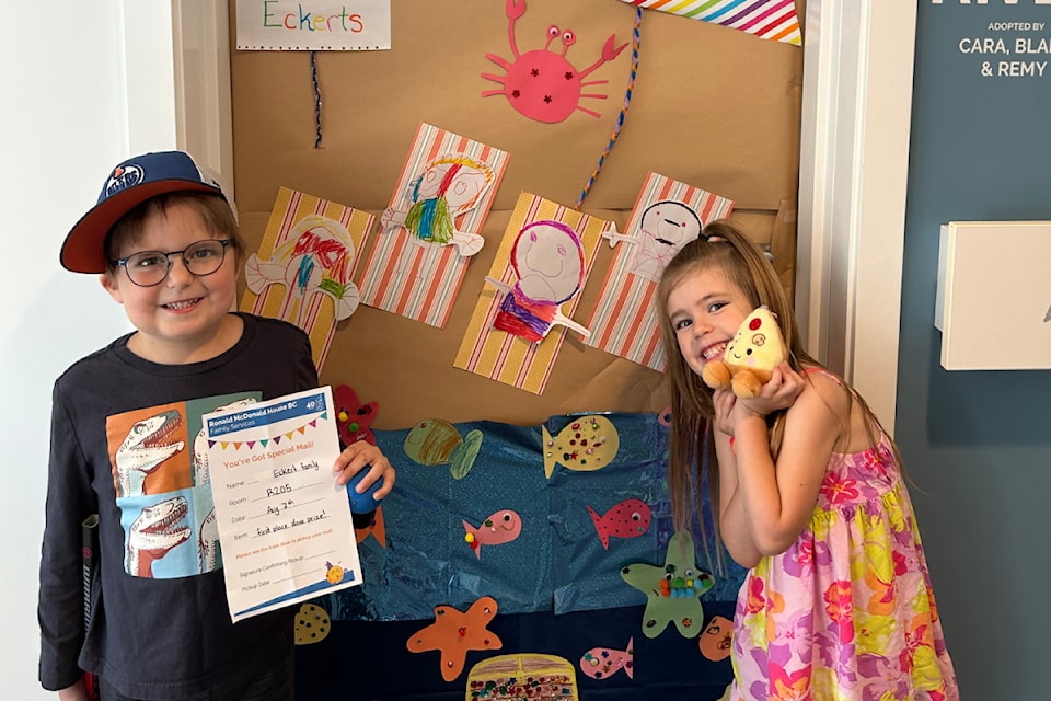 Duncan Eckert and his sister Chelley are living at Ronald McDonald House in Vancouver because Duncan is undergoing treatments for leukemia. 
