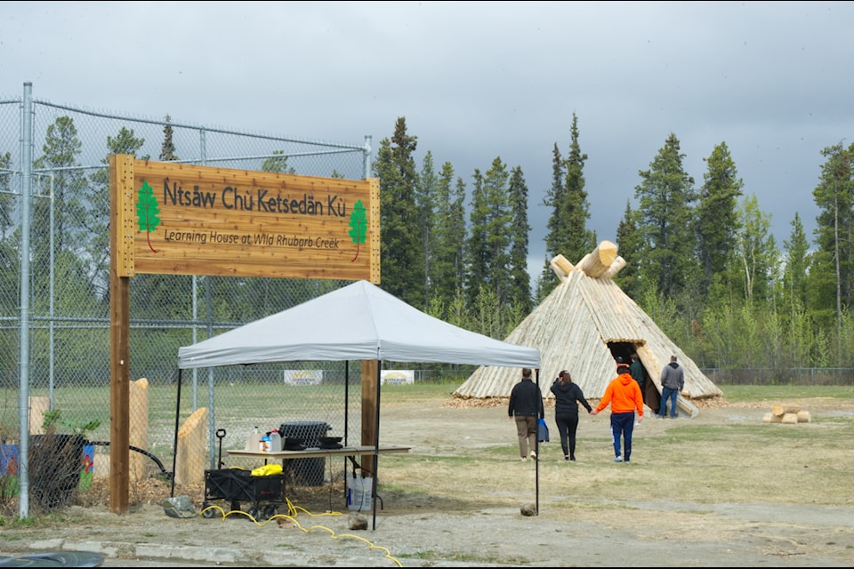 Porter Creek Secondary School in Whitehorse has launched a year-round, land-based learning facility aimed at strengthening Indigenous cultural education and supporting continuous programming throughout the year on May 28, 2025. (Jake Howarth/Yukon News)