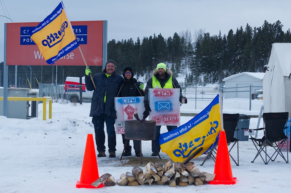 Yukon Canada Post workers join nationwide strike over pay and