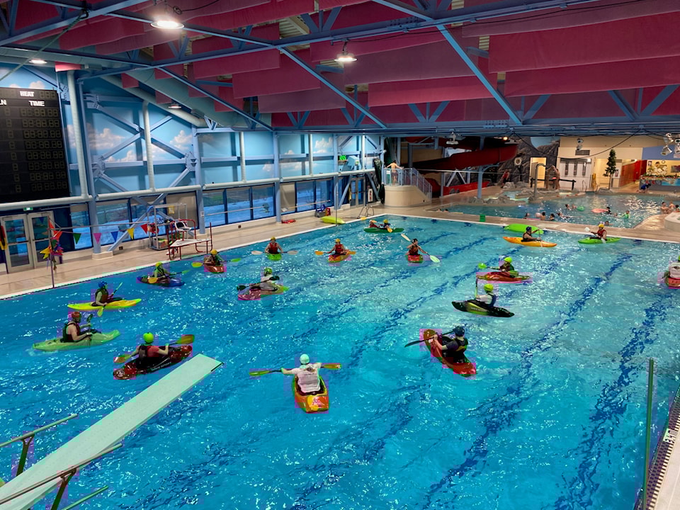 Yukon Canoe & Kayak Club keeps winter paddling afloat at Canada Games Centre