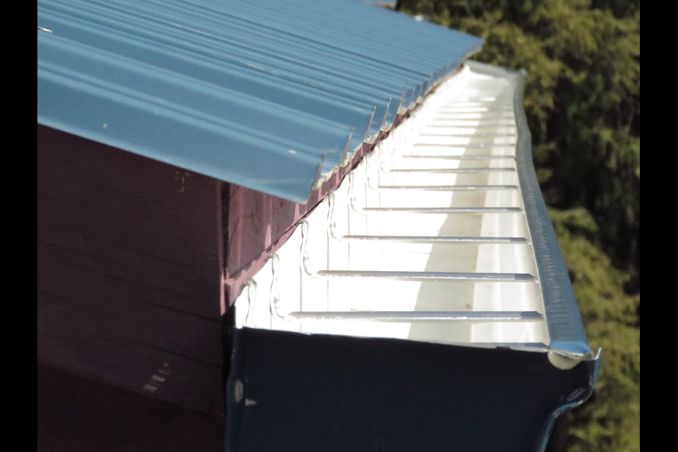 Clean gutters can be an important line of defence when it comes to wildfire. (Ross Burnet Photo)