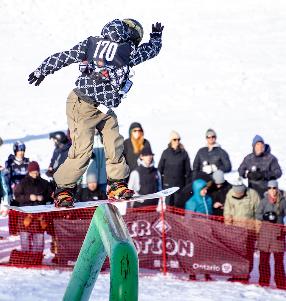 Yukon teen represents territory at freestyle snowboarding events