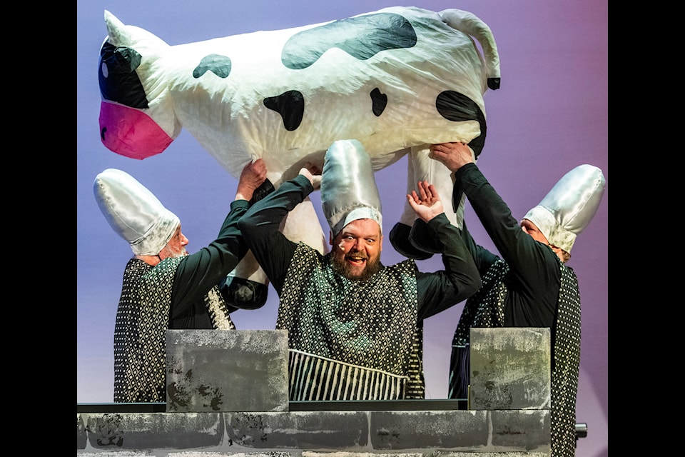 The Guild Hall's production of Monty Python's Spamalot continues at the Yukon Arts Centre Friday, March 28 to Sunday, March 30. (Mike Thomas/Yukon Arts Centre)