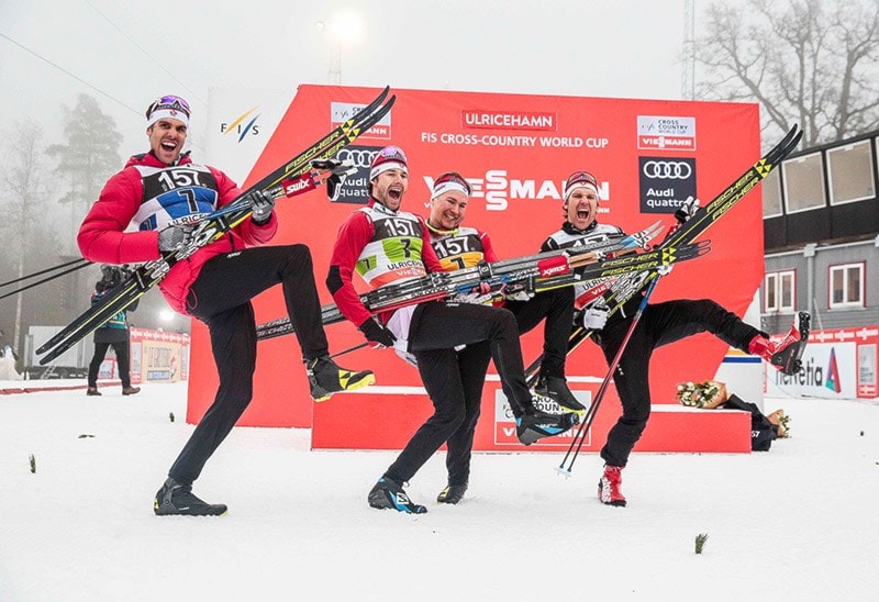 FIS world cup cross-country, 4x7.5km men, Ulricehamn (SWE)