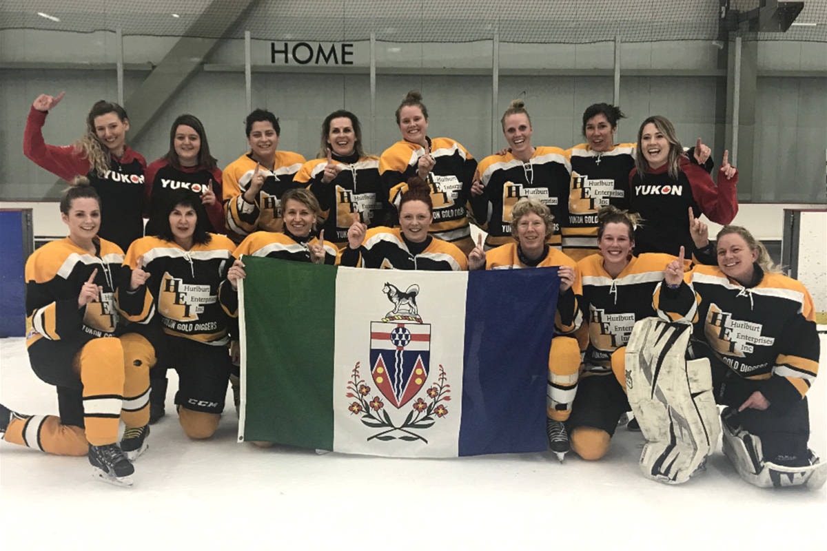 Yukon Gold Diggers win pool at Calgary Women’s Spring Hockey Tournament