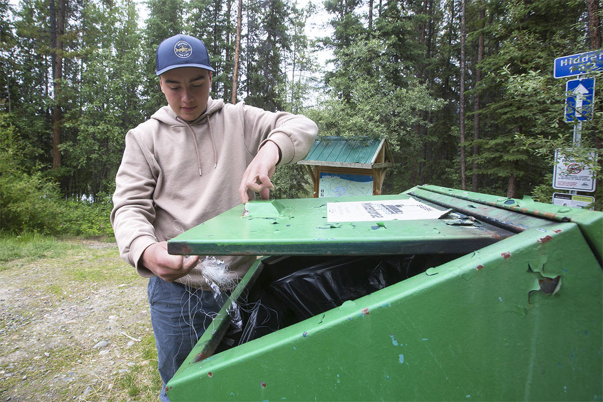 Reeling in used fishing line - Yukon News