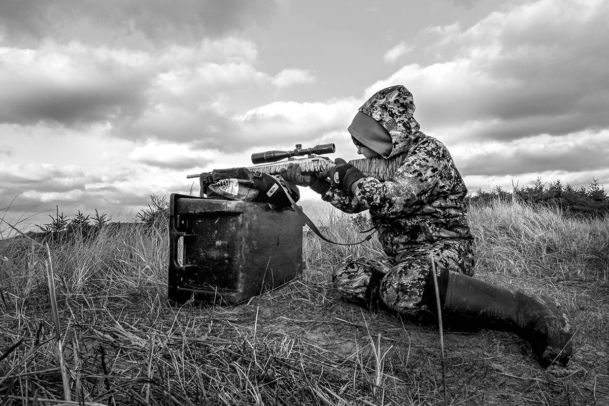 Aija Komangapik said it was her first time hunting in about a decade: I didnt have much opportunity to hunt and when I was very young… and so, I did appreciate this opportunity, because it just felt like something I needed. Photo courtesy of Yoanis Menge