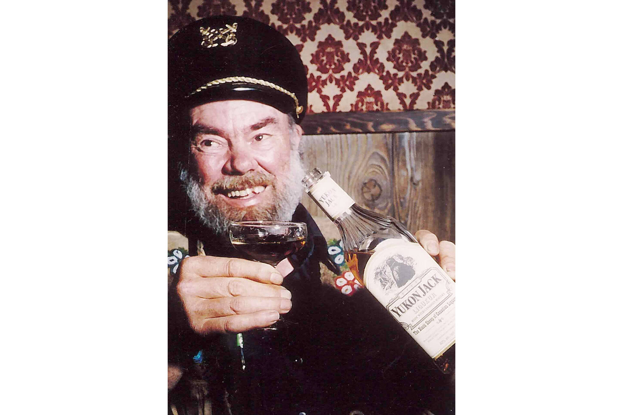 Captain Dick Stevenson invented the Sourtoe Cocktail after allegedly finding the severed toe of a frostbitten rum-runner preserved in alcohol. Downtown Hotel photo