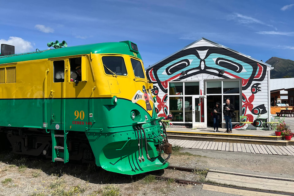 The train whistle was once again heard almost daily in Carcross this summer (Courtesy/Derek Crowe)