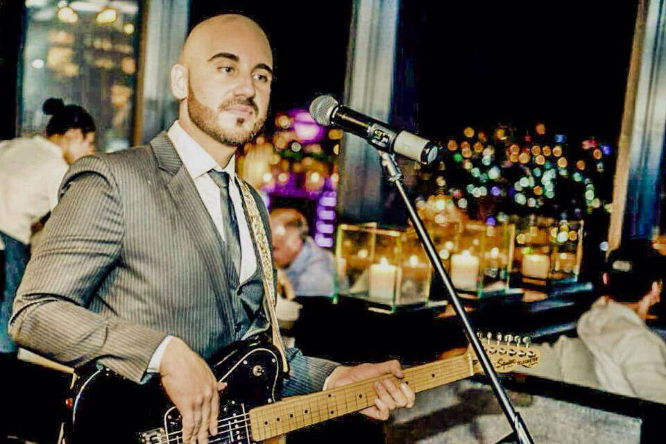 Justyn Wesley playing his R & B Music. Courtesy of Justyn Wesley.